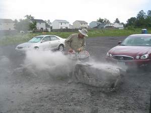 Don Bissett Creates his Own Dust Storm.jpg